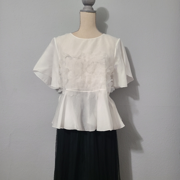 Banana Republic‎ Womens Limited Edition Laser Cut Floral Top NWT Size Med